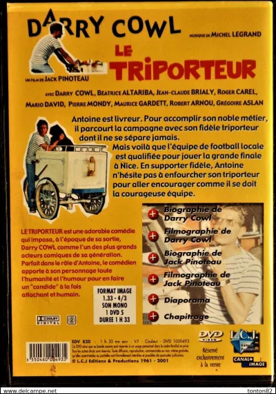 DArry Cowl a été révélé au grand public grâce au film "Le Triporteur".