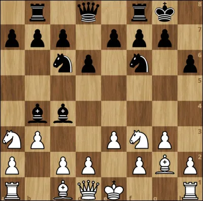 Trait aux blancs (c'est aux blancs de jouer). Dans cette situation, quel coup n'est PAS illégal ?