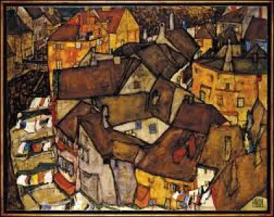 Qui a peint "Croissant de maisons" ?