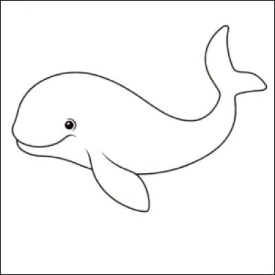 Si le béluga vous sourit, que prélèverez-vous sur votre palette pour peindre l'intérieur de sa bouche ?