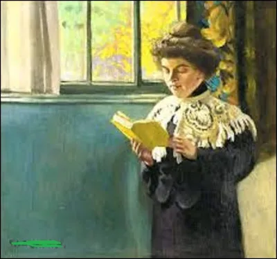 En 1904, quel nabi a réalisé cette peinture intitulée ''Femme lisant à la fenêtre'' ?
