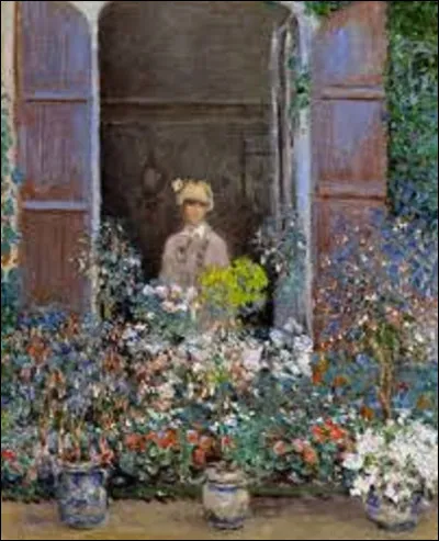 Quel impressionniste a peint ici son épouse dénommé Camille devant une fenêtre ouverte ?