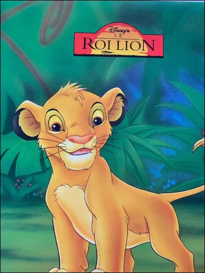 Quel est le nom du lionceau protagoniste dans le film "Le Roi lion" ?