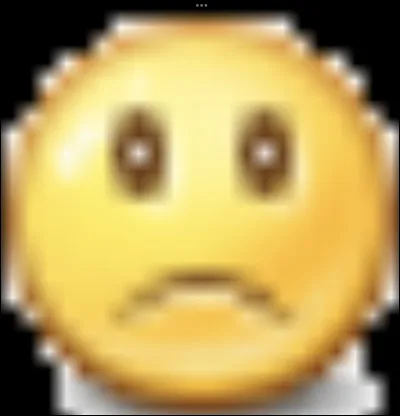 Comment fait-on cet emoji, faisant grise mine ?