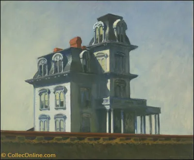"MAison au bord de la voie ferrée" est un tableau signé Edward Hopper.