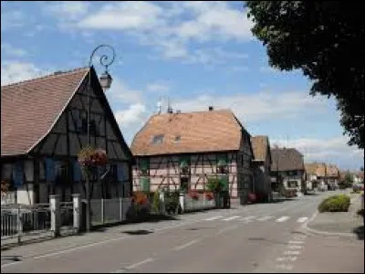 Ancienne commune de l'arrondissement d'Altkirch, Oberdorf se situe dans le département ...