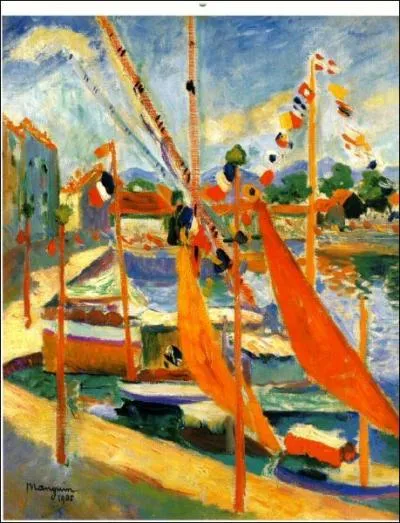 De quel courant artistique Henri Manguin ayant ralis 'le 14 juillet  St Tropez' est-il l'un des reprsentants ?
