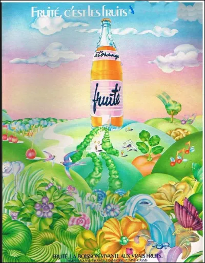 Quel était le slogan de la boisson gazeuse ''Fruité'' sur les affiches publicitaires ?