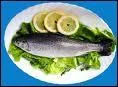 En gastronomie que nomme-t-on la truite au bleu ?