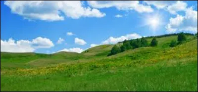 Deuxième paysage : les collines. Tu cours et soudain tu dérapes, et tu dévales la colline. Quelle est ta réaction ?