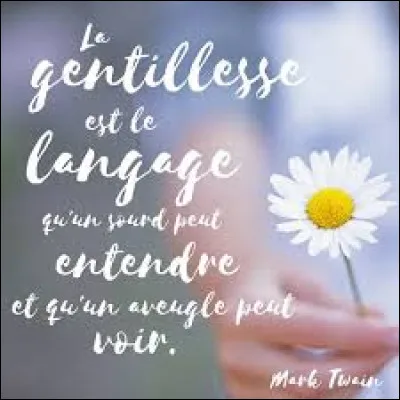 Es-tu gentil(le) avec les autres personnes ?