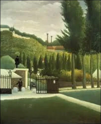 Et on clôt notre promenade picturale en cherchant un naïf. En 1890, quel artiste a réalisé cette toile intitulé ''L'Octroi'' ?