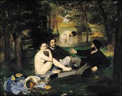 On débute notre voyage pictural en cherchant un impressionniste. D'abord intitulé ''Le Bain'', puis ''La Partie carrée'', ''Le Déjeuner sur l'herbe'' est une toile datant de 1863. Quel artiste a peint cette scène qui fit scandale à son époque ?