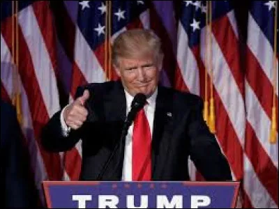 Quatre ans plus tôt en 2016, Donald Trump était, lors de son élection ...