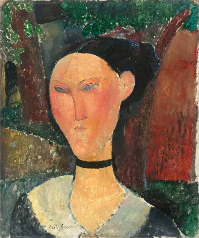 Qui a représenté cette "Femme au ruban de velours" ?