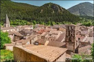 Quelle est cette toute petite ville, l'une de plus petites sous-préfectures françaises avec 1 500 habitants, située dans le sud-est du département, dans la vallée du Verdon ?