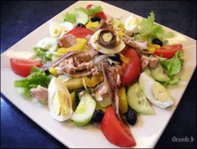 Voilà une salade bien rafraichissante ! Retenez bien l'adresse du restaurant :