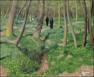 À quel nabi doit-on cette toile intitulée ''Sous-Bois au printemps'' ?
