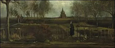 Réalisé en mai 1884, ''Le Jardin du presbytère de Nuenen au printemps'' est un tableau postimpressionniste. Quel artiste a immortalisé ce lieu sur cette toile ?