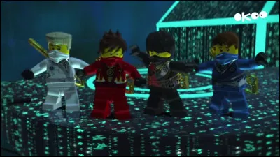 Dans la saison 3, quel est le second ninja qui parvient à atteindre le rayon lumineux qui permettra de vaincre le cyber-Overlord, dans le Digivers ?