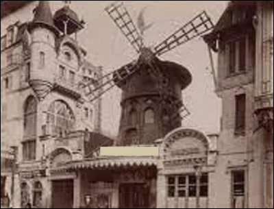 Quel est le nom de ce cabaret parisien fondé en 1889, situé au pied de la butte Montmartre ?