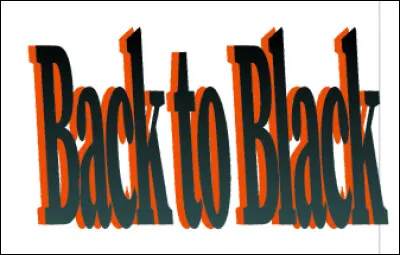 Et pour terminer, qui chante "Back to Black" ?