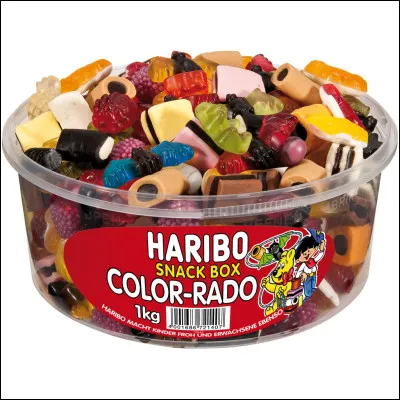 Choisis la sorte de bonbons Haribo que tu préfères.