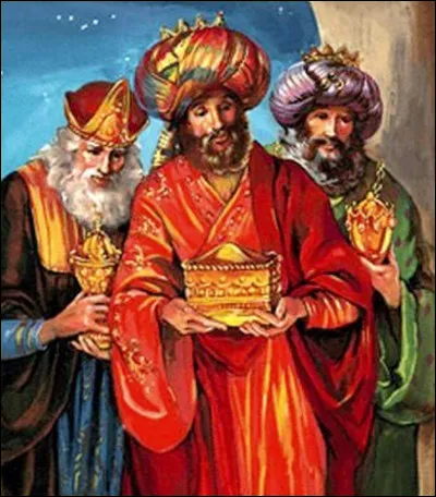 Quels sont les noms des 3 rois mages venus rendre hommage au roi des Juifs ?