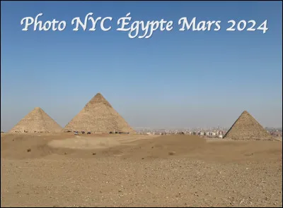 Quels sont les noms des 3 plus célèbres pyramides de la nécropole de Gizeh en Égypte ?