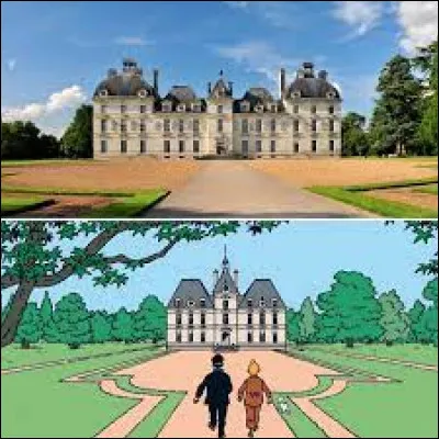 De quel château de la Loire Hergé s'est-il inspiré pour créer le château de Moulinsart ?