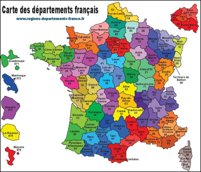Combien la France compte-t-elle de départements ?