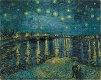 On débute notre voyage nocturne en cherchant un postimpressionniste. Quel artiste a, fin septembre 1888, peint cette toile intitulée ''La Nuit étoilée'' ?