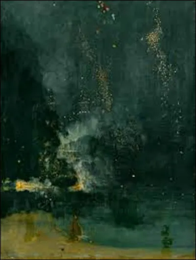 De ces trois artistes américains, lequel a réalisé, vers 1875, cette peinture appelée ''Nocturne en noir et or : la fusée qui retombe'' ?