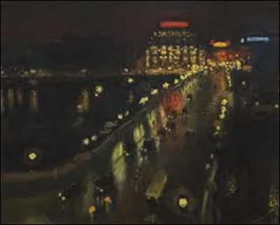 Réalisé en 1935, ''Le Pont-Neuf, la nuit'' est une toile fauviste. Quel artiste a immortalisé sur ce tableau, ce pont de Paris ?
