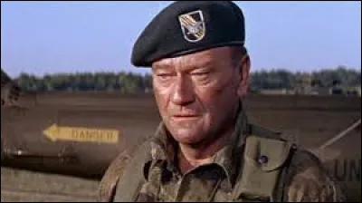 Qu'est ce qui est vert dans ce film de guerre américain, avec John Wayne ?