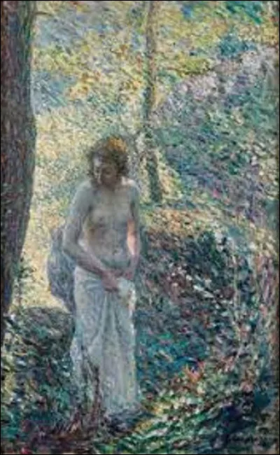 De ces trois postimpressionnistes, lequel a exécuté cette toile intitulée ''Jeune fille dans un bois'', en 1897 ?