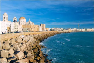 La ville de Cadix, en Espagne, est bordée par :
