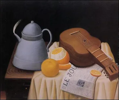 Qui a peint "Nature morte au journal" ?