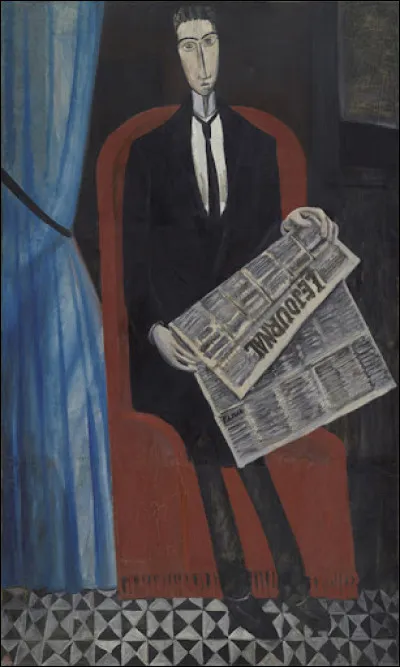 Qui a peint "L'homme au journal" ?
