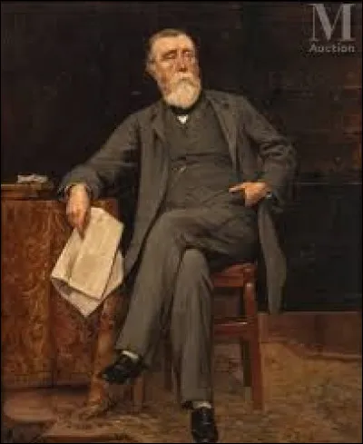 Qui a peint "Portrait d'homme lisant le journal" ?