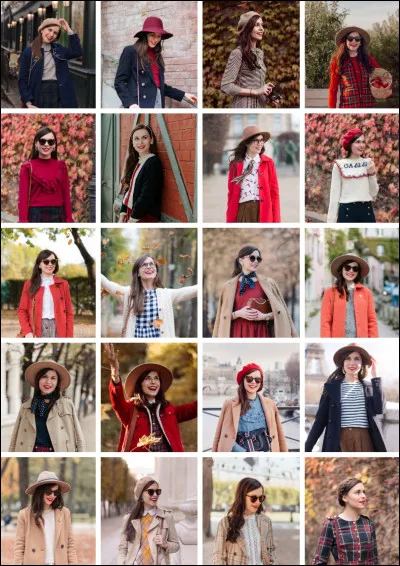 Choisis la tenue que tu préfères.