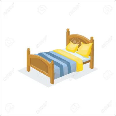 Choisis le lit dans lequel tu voudrais dormir, en fonction de sa couleur.