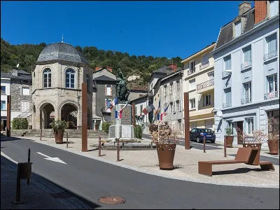 Quelle est cette petite ville de 2 500 habitants, située dans la vallée de la Dordogne en bordure de l'Auvergne ?