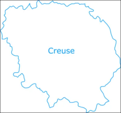 De quelle région le département de la Creuse faisait-il partie ?