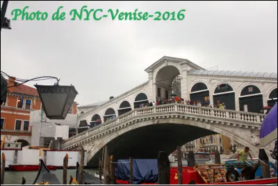 Quel est ce pont de Venise le plus ancien et le plus célèbre de la ville qui enjambe le Grand Canal ?