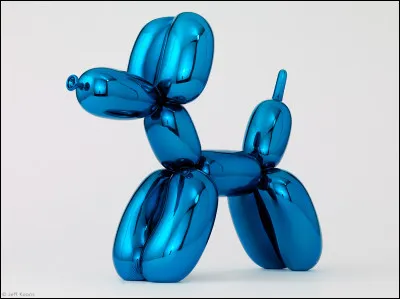 Quel artiste américain est l'auteur de cette sculpture baptisée ''Balloon Dogs'' ?
