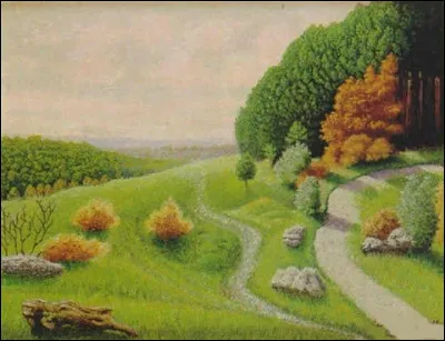 Qui nous fait partager ce "Paysage en automne" ?