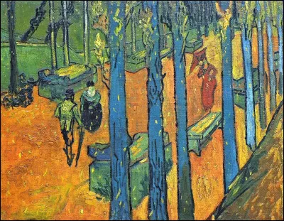 À qui doit-on le tableau intitulé "Les Alyscamps, chutes de feuilles en automne" ?