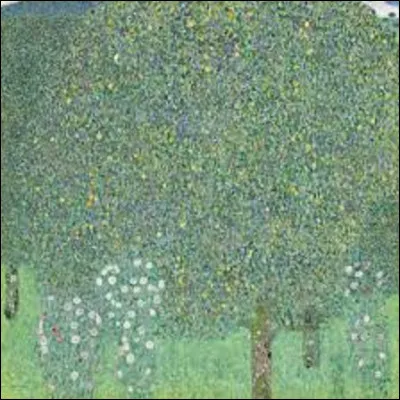 Parmi ces trois symbolistes, lequel a exécuté cette toile nommée ''Rosiers sous les arbres'', en 1905 ?