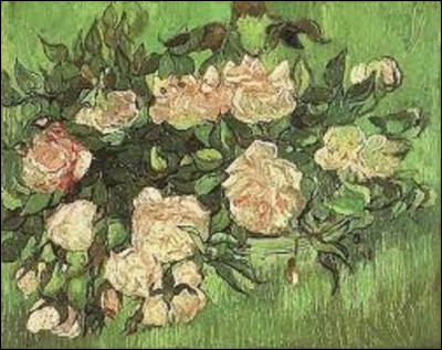 On débute notre voyage floral en cherchant un postimpressionniste. En juin 1890, quel artiste a réalisé cette toile intitulée ''Les Roses roses'' ?